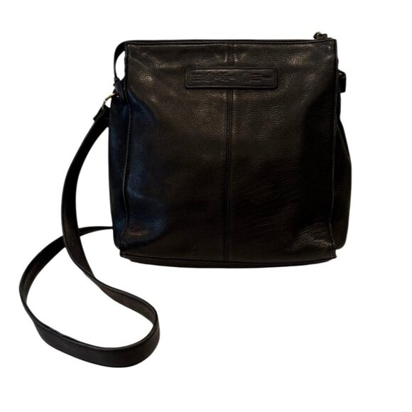 Fossil 1954 Women's Black Leather Crossbody Bag Y2K No. 76082 - Picture 2 of 13